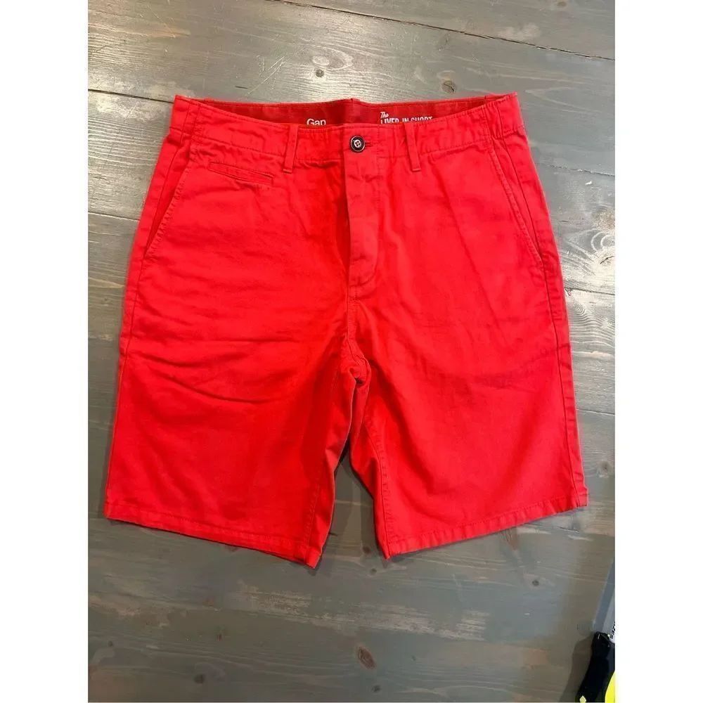 Orange Bermuda Shorts for men